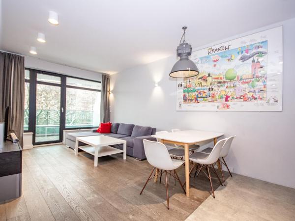 InPoint Apartments G13 near Old Town & Kazimierz : photo 10 de la chambre appartement 2 chambres avec balcon et climatisation 