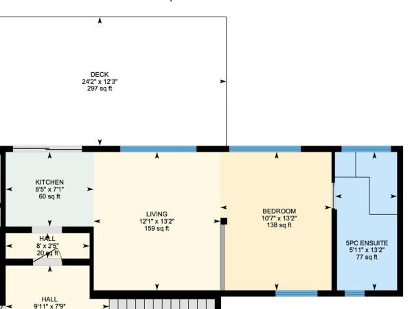 Myra Canyon Lodge : photo 10 de la chambre studio