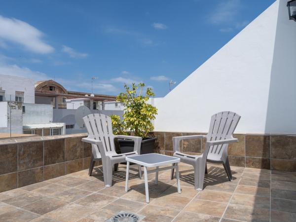 Plaza de la Luz Cádiz : photo 3 de la chambre chambre double avec terrasse - vue sur mer