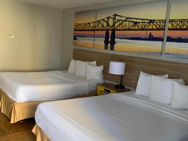 Days Inn by Wyndham Louisville Airport Fair and Expo Center : photo 3 de la chambre chambre 2 lits queen-size - non-fumeurs