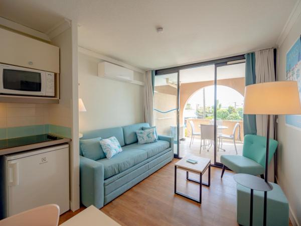 Résidence Pierre & Vacances Cannes Verrerie : photo 3 de la chambre appartement 1 chambre avec climatisation et terrasse ou balcon (4 personnes)