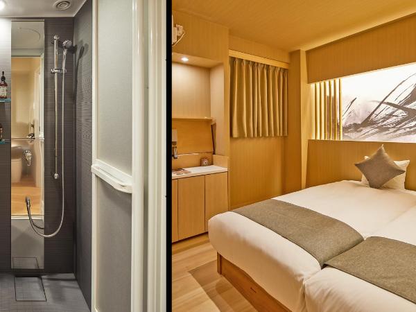 Stay SAKURA Tokyo Shinjuku Hyakukura : photo 2 de la chambre chambre lits jumeaux avec douche