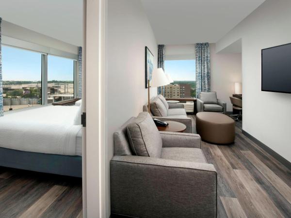 SpringHill Suites by Marriott Atlanta Downtown : photo 1 de la chambre suite 1 chambre avec 2 lits queen-size
