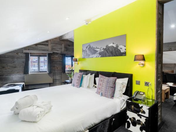 Hotel Farinet : photo 1 de la chambre appartement de grand standing avec sauna