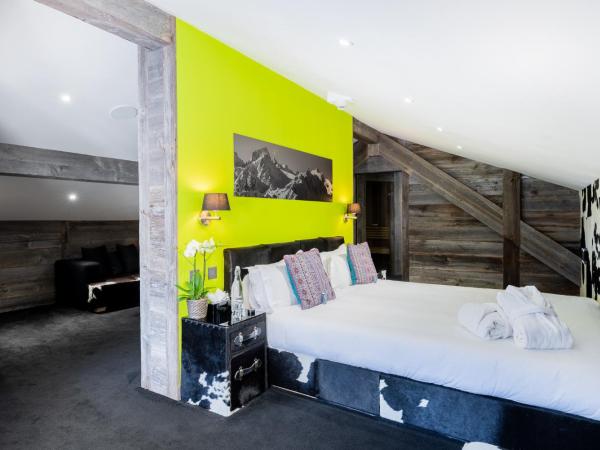 Hotel Farinet : photo 3 de la chambre appartement de grand standing avec sauna