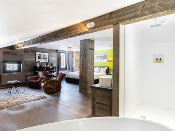 Hotel Farinet : photo 5 de la chambre chambre deluxe double ou lits jumeaux