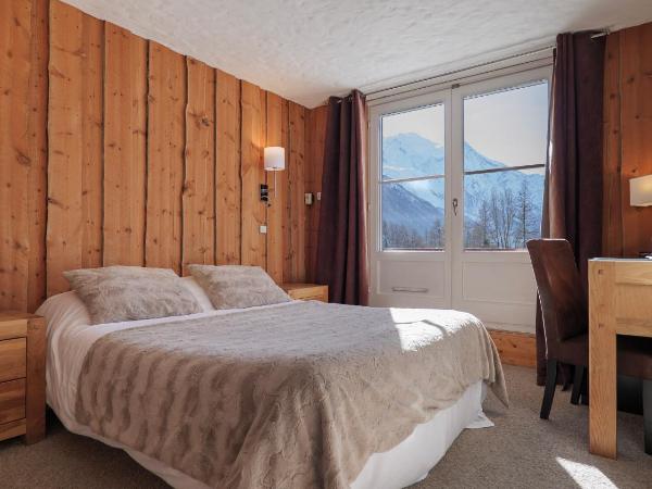 Hôtel Le Labrador : photo 2 de la chambre chambre double supérieure - vue sur mont-blanc