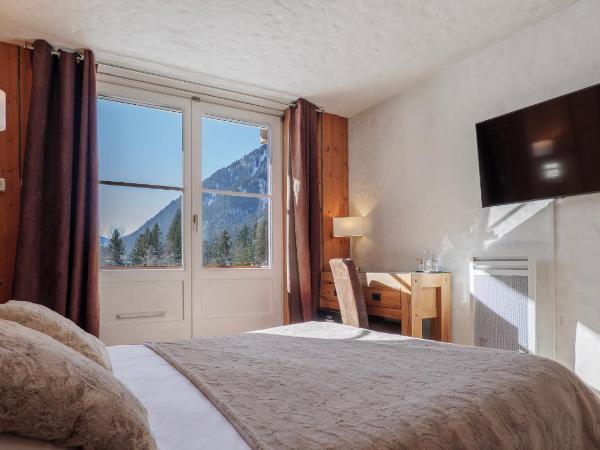 Hôtel Le Labrador : photo 3 de la chambre chambre double supérieure - vue sur mont-blanc