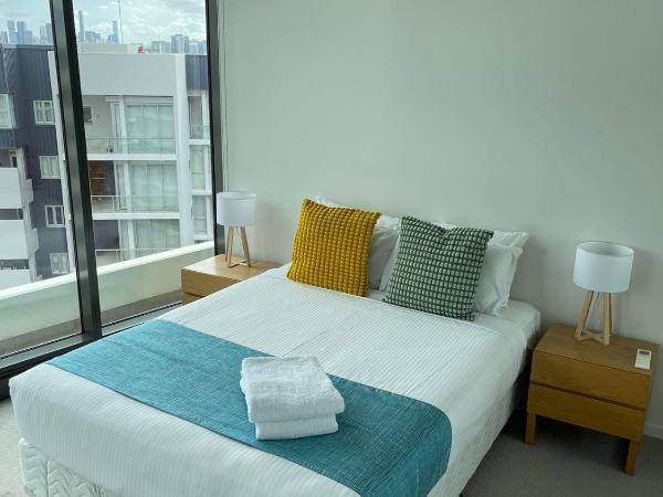 Link Portside Wharf Apartment Hotel : photo 7 de la chambre two bedroom two bathroom apartment with river view