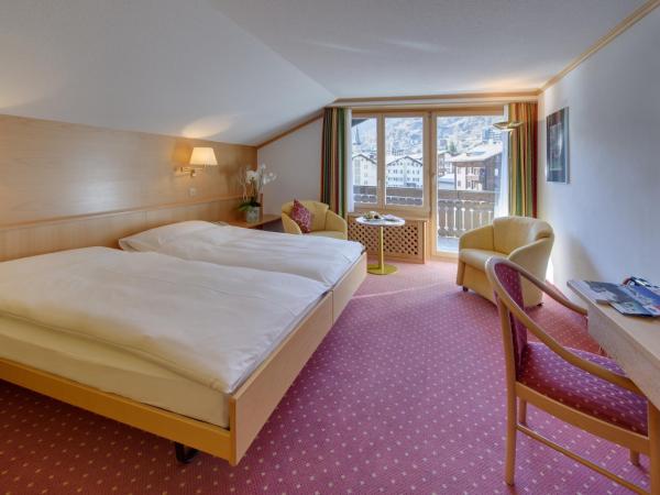 Hotel Metropol & Spa Zermatt : photo 2 de la chambre chambre double mansardée au dernier Étage - vue sur mont cervin