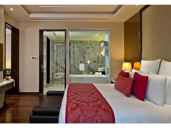 Radisson Blu Jaipur : photo 9 de la chambre suite -non smoking room with 02 beer or 02 pegs(imfl) or 02 mocktails and 02 pcs laundry