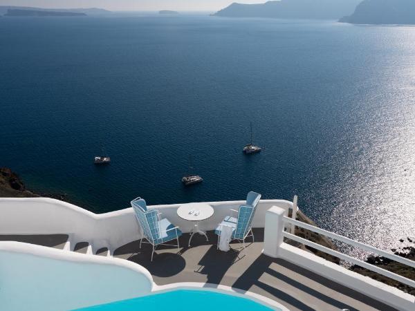 Katikies Kirini Santorini - The Leading Hotels Of The World : photo 1 de la chambre suite de maître avec piscine privée