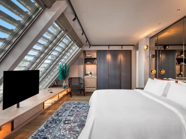 Matild Palace, a Luxury Collection Hotel : photo 1 de la chambre chambre loft lit king-size - vue sur danube
