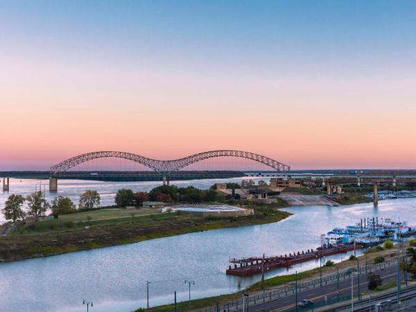 Hyatt Centric Beale Street Memphis : photo 2 de la chambre chambre 2 lits queen-size - vue sur fleuve