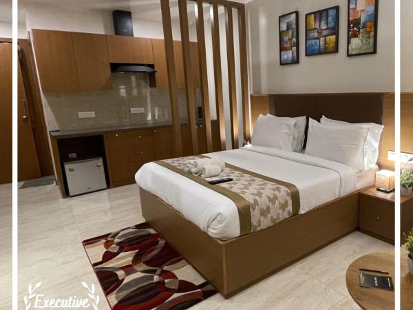 Saltstayz Executive Studio Apartment : photo 9 de la chambre studio avec terrasse