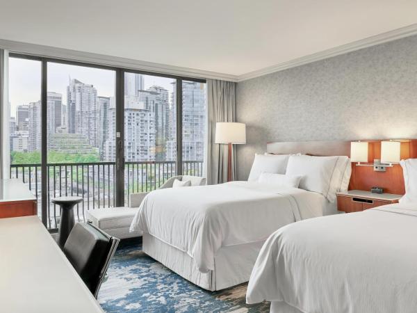 The Westin Bayshore, Vancouver : photo 1 de la chambre chambre double premium avec 2 lits doubles - vue sur port de plaisance et ville