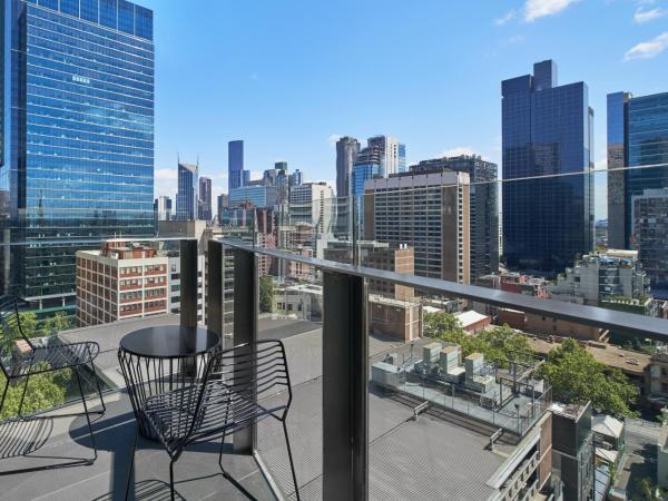 Sheraton Melbourne Hotel : photo 6 de la chambre suite 1 chambre lit king-size exécutive avec terrasse - vue sur ville