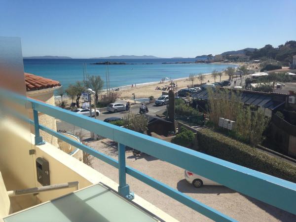 Hôtel Méditerranée : photo 1 de la chambre chambre lits jumeaux - vue latérale sur mer - deuxième Étage