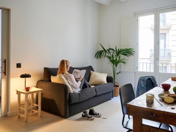 Eco Boutique Hostal Grau : photo 7 de la chambre appartement 1 chambre avec salon et cuisine