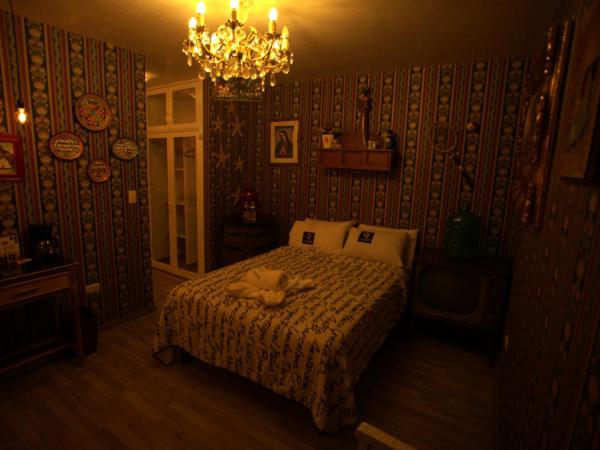 Hotel Temático Casa Puebla : photo 9 de la chambre chambre double avec 2 lits doubles