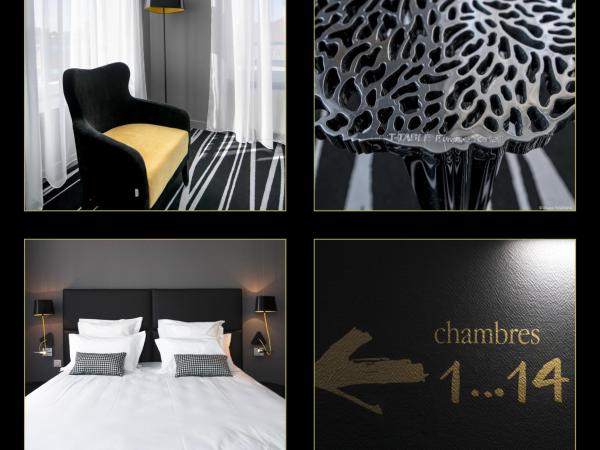 Hotel Restaurant Les Capucins : photo 5 de la chambre chambre lits jumeaux/double exécutive