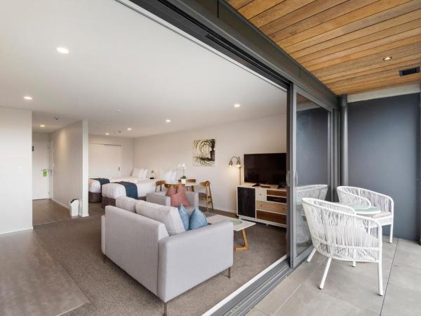 FERNZ Motel & Apartments Birkenhead : photo 10 de la chambre appartement décloisonné avec lits jumeaux simples