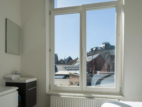 Julie's Boutique Guesthouse Ghent : photo 9 de la chambre chambre double ou lits jumeaux supérieure avec vue sur ville