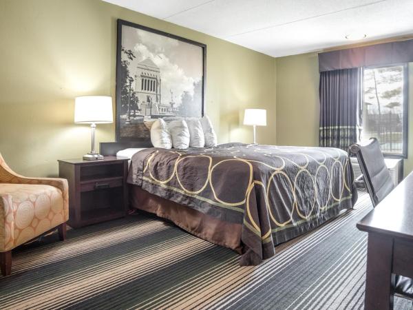 Super 8 by Wyndham Indianapolis South : photo 1 de la chambre chambre lit king-size - non-fumeurs