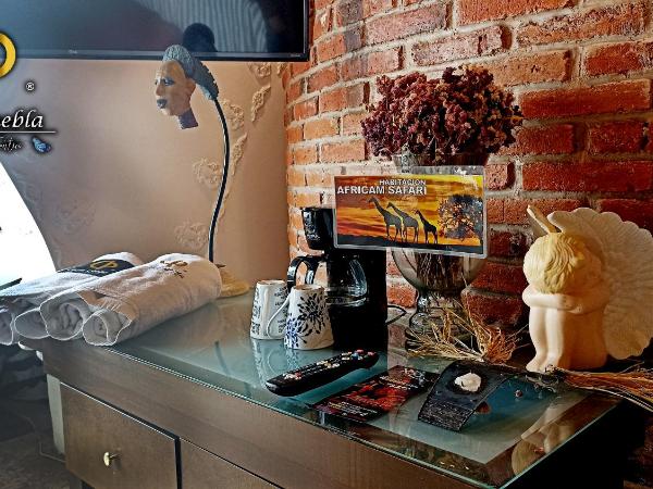 Hotel Temático Casa Puebla : photo 7 de la chambre chambre lit king-size - vue sur montagne