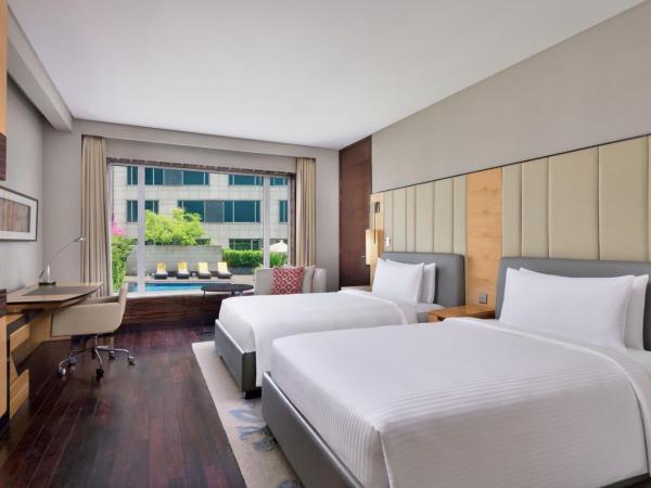JW Marriott Hotel New Delhi Aerocity : photo 4 de la chambre chambre lits jumeaux exécutive - Étage club