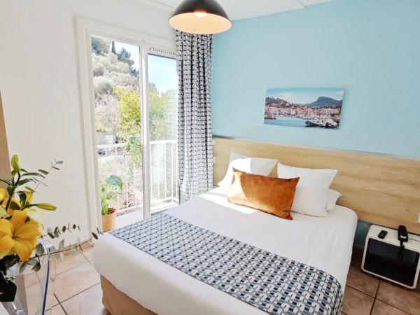 HOTEL DES CALANQUES : photo 6 de la chambre chambre double - vue sur jardin