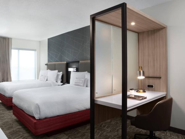SpringHill Suites by Marriott Orlando Theme Parks Lake Buena Vista : photo 3 de la chambre suite avec 2 lits queen-size et canapé-lit