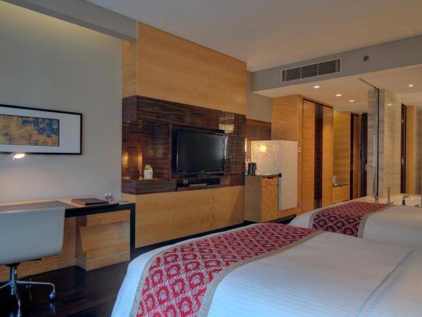 JW Marriott Hotel New Delhi Aerocity : photo 4 de la chambre chambre deluxe 2 lits doubles 