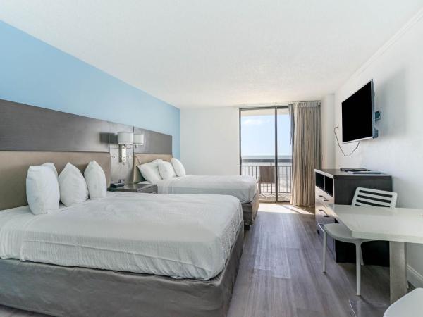 Sun N Sand Resort : photo 5 de la chambre hébergement premier avec 2 lits queen-size et balcon - côté océan