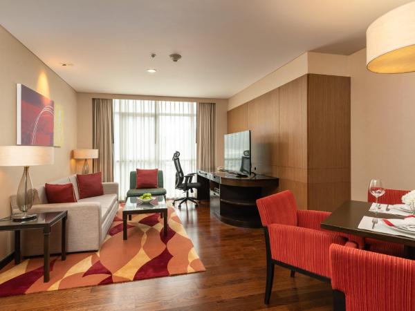 Sathorn Vista, Bangkok - Marriott Executive Apartments : photo 1 de la chambre suite 1 chambre lit king-size exécutive - vue sur ville