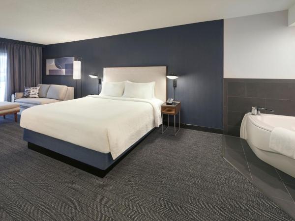 Courtyard by Marriott Toronto Mississauga/Meadowvale : photo 1 de la chambre chambre lit king-size avec baignoire spa