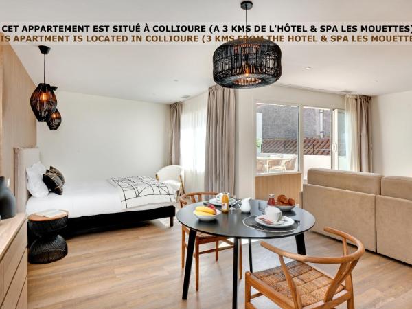 Hôtel & Spa Les Mouettes : photo 2 de la chambre studio à collioure (à 3 km de l'hôtel) - le paulilles