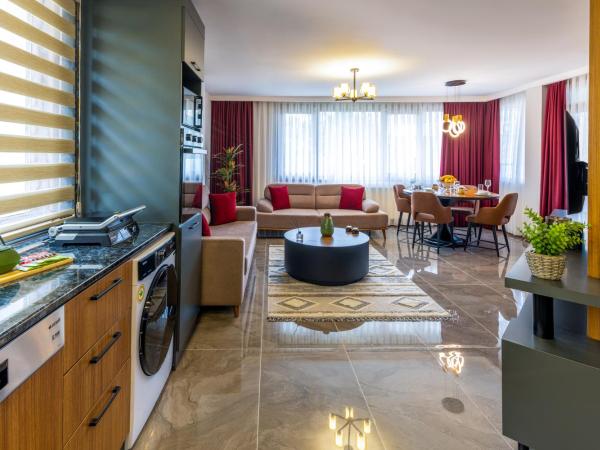 Baymari Suites Design Florya : photo 2 de la chambre appartement 1 chambre de luxe avec balcon