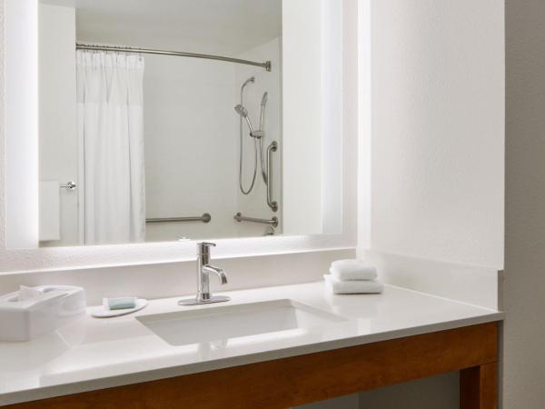 SpringHill Suites by Marriott San Antonio Downtown-Riverwalk Area : photo 4 de la chambre king studio suite with sofa bed and adapted tub - mobility accessible