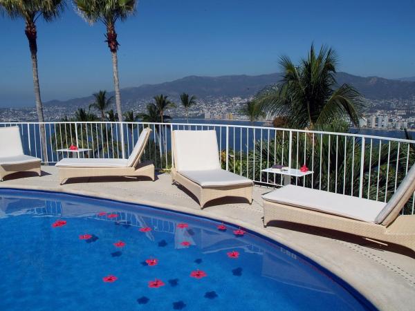 Las Brisas Acapulco : photo 7 de la chambre petite maison avec piscine privée et 2 lits