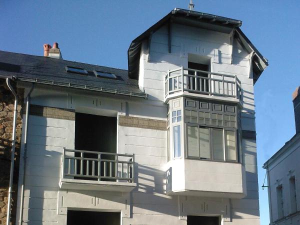 Maison l'épicurienne : photo 2 de la chambre chambre double ou lits jumeaux - vue latérale sur mer