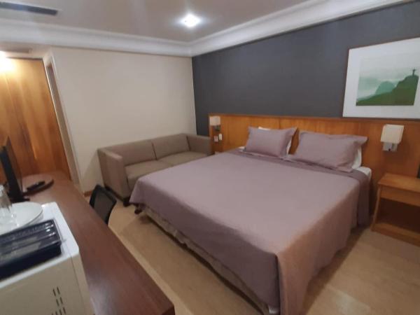 Mediterrâneo Flat - Apart-Hotel : photo 6 de la chambre chambre lit king-size deluxe