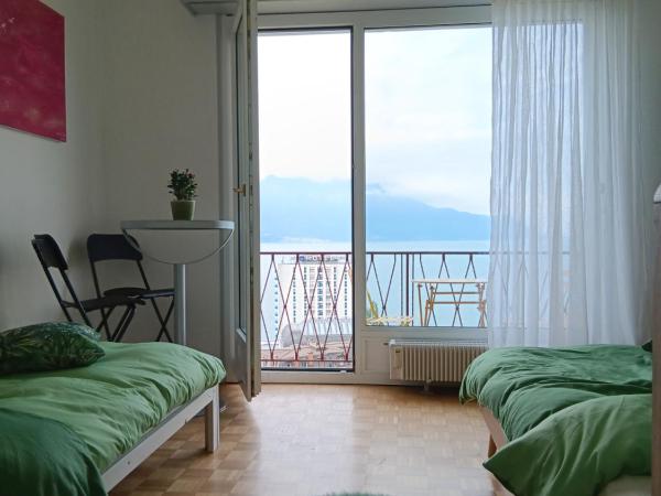 La plus belle vue du lac Léman : photo 9 de la chambre chambre double Économique