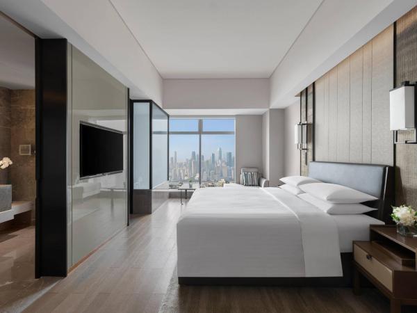 Chongqing Marriott Hotel : photo 5 de la chambre chambre double deluxe - vue sur ville