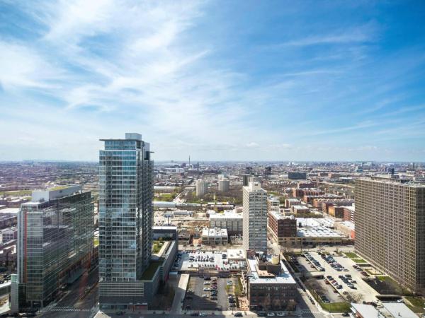 Marriott Marquis Chicago : photo 3 de la chambre chambre avec 2 lits queen-size - vue sur ligne d'horizon