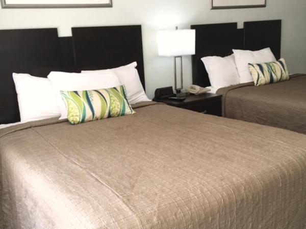 Ocean Plaza Motel : photo 3 de la chambre chambre 2 lits queen-size avec kitchenette