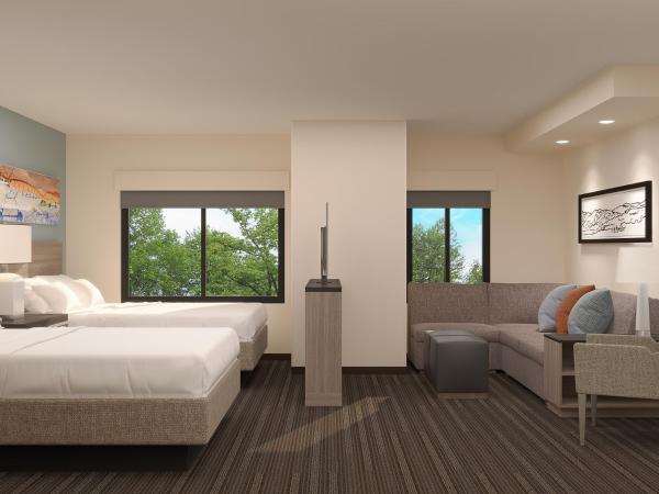 Hyatt House Sacramento Airport - Natomas : photo 2 de la chambre den room with two queen beds