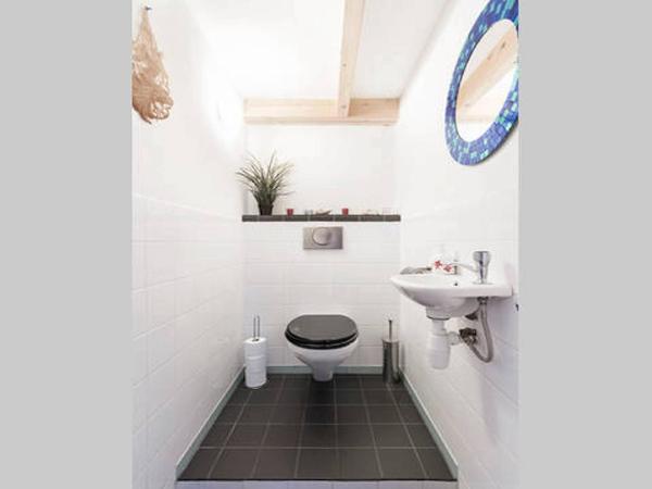 Benedenverdieping in Woonboot met tuinterras : photo 5 de la chambre chambre double avec salle de bains privative