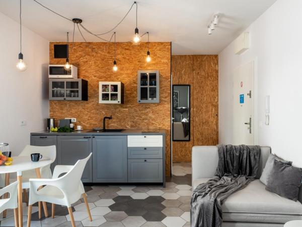 apartamenty-wroc Kurkowa 14 : photo 1 de la chambre studio avec balcon