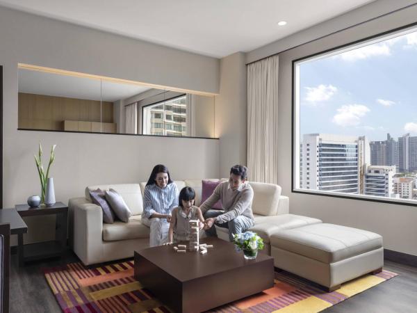 Marriott Executive Apartments - Sukhumvit Park, Bangkok : photo 3 de la chambre suite 1 chambre avec lit king-size ou 2 lits simples - vue sur ville